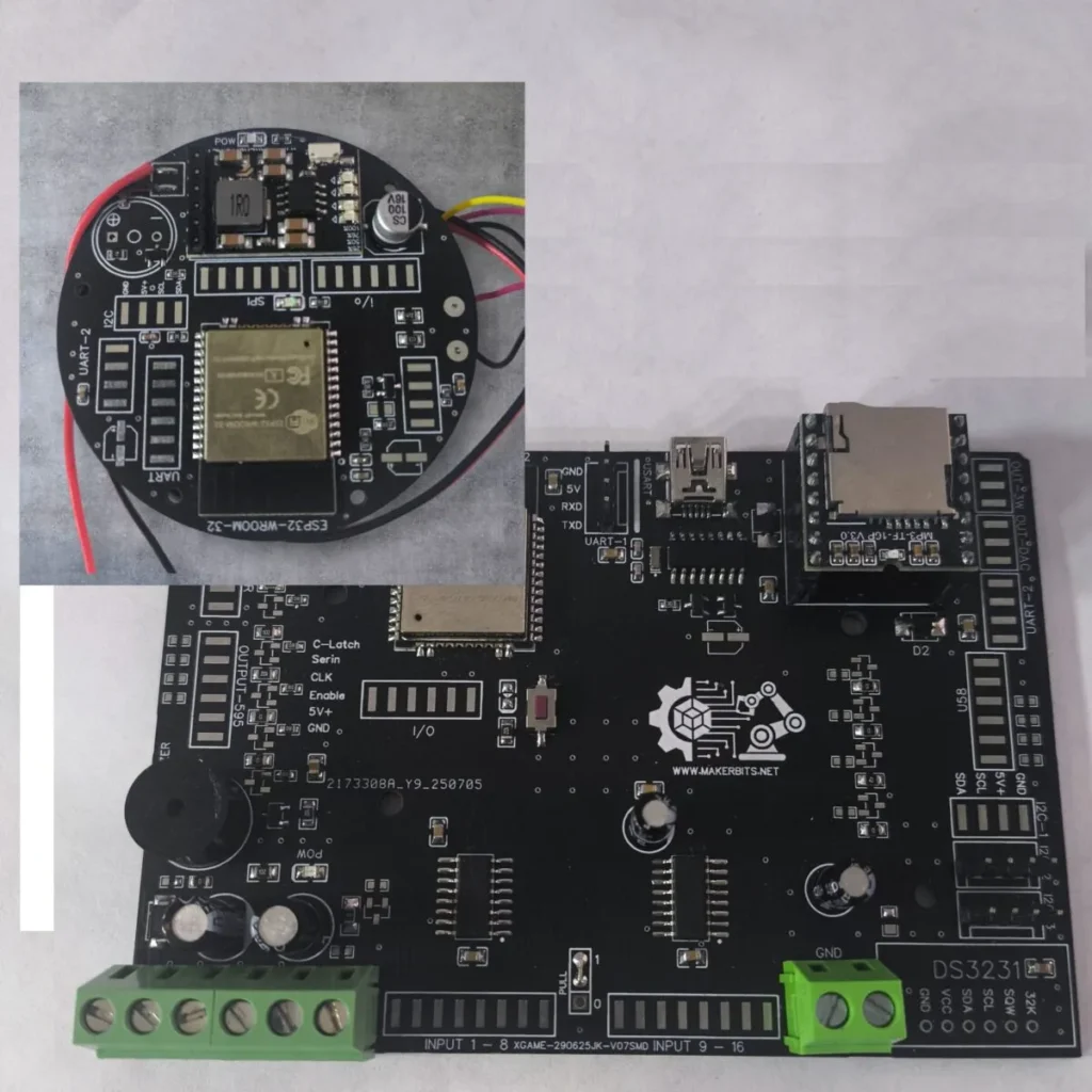 Circuito Electrónico en PCB ensamblado para proyectos