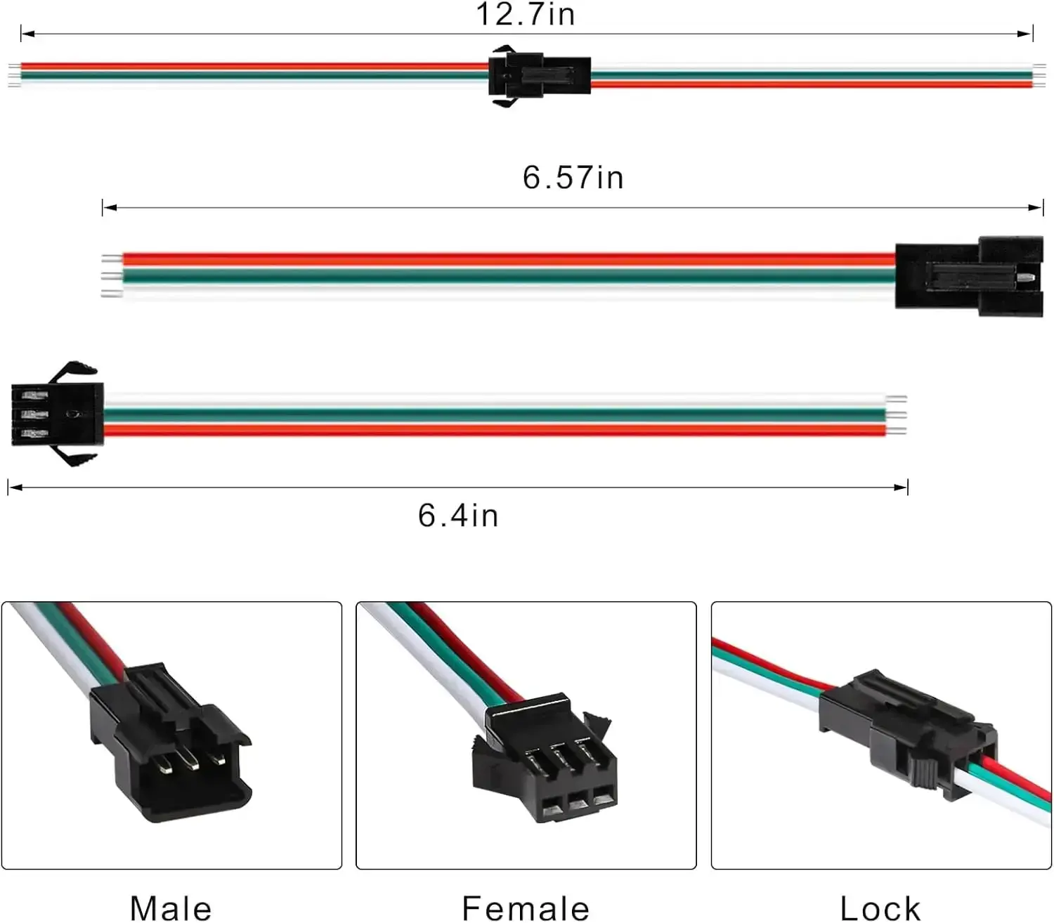 Conector JST-SM 3pines